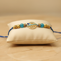Blue Om Rakhi - Clean Background