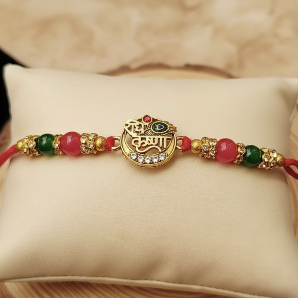 Radhe Krishna Rakhi - Enhanced